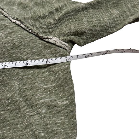 Free People Beach One Body Green Cowl Neck Cocoon Sweatshirt Size Small - Picture 6 of 7